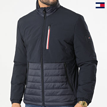 Tommy Hilfiger - Giacca con zip Mix Media 2486 Navy