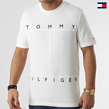 Tommy Hilfiger - Tee Shirt Mono Flag Patchwork 2169 Vert Kaki