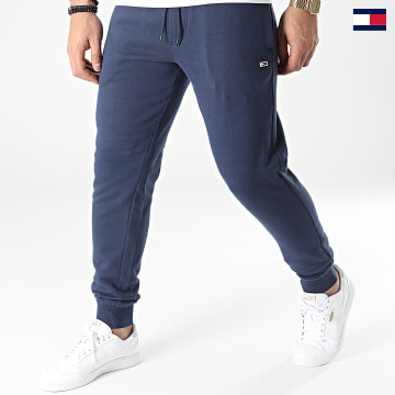 Tommy Jeans - Pantaloni in felpa Slim Fleece 1163 blu navy