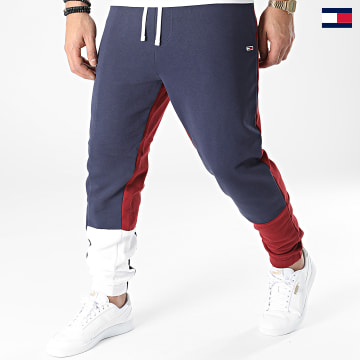 Tommy Jeans - Pantaloni da jogging Reverse Colorblock 2287 Navy
