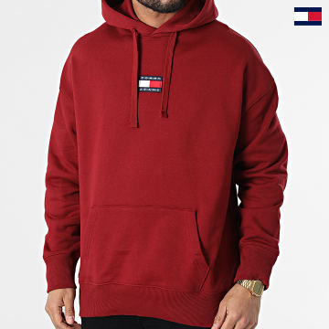 Tommy Jeans - Sudadera Tommy Badge 0904 Burdeos