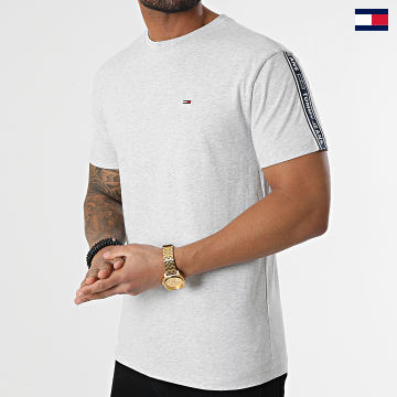 Tommy Jeans - Tee Shirt TJM Tapes 3065 Gris Chiné
