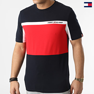 Tommy Sport - Camiseta de color 5078 azul marino