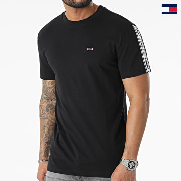 Tommy Jeans - Tee Shirt A Bandes Tape 3065 Noir