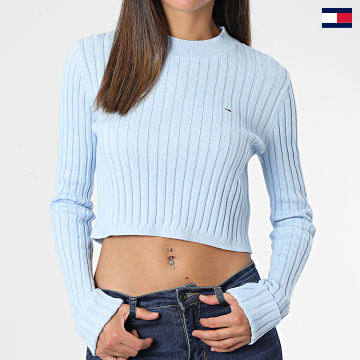 TOMMY HILFIGER T-shirt a maniche corte Donna modello cropped TOM