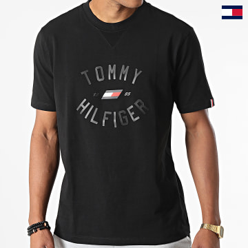 Tommy Sport - Camiseta Varsity Graphic 7572 Negro