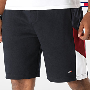 Tommy Sport - Pantalón corto de rayas de temporada 7549 Azul marino
