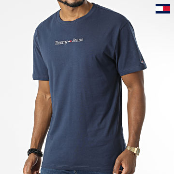 Tommy Jeans - Tee Shirt Classic Linear 4984 Bleu Marine