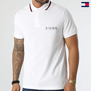Tommy Hilfiger - Polo Manches Courtes Brand Love Logo 9525 Blanc