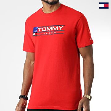 Tommy Jeans - Tee Shirt Modern Sport Logo 5649 Rouge