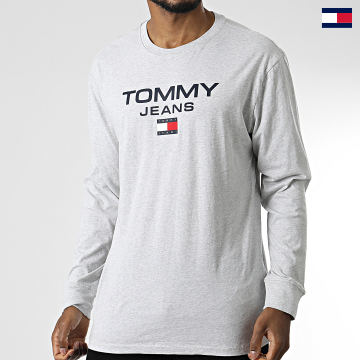 Tommy Jeans - Camiseta de manga larga Entry 5681 Gris brezo