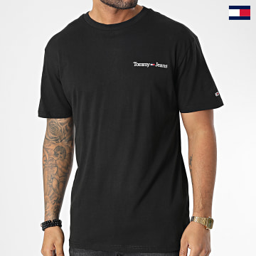 Tommy Jeans - Tee Shirt Classic Linear Chest 5790 Noir