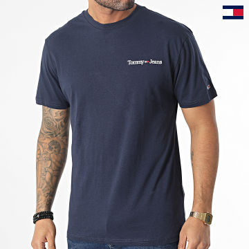 Tommy Jeans - Tee Shirt Classic Linear Chest 5790 Bleu Marine