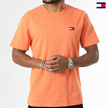 Tommy Jeans - Tee Shirt Classic Tommy Badge 6320 Orange