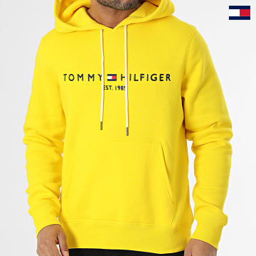 Tommy Hilfiger - Sweat Capuche Tommy Logo 1599 Jaune