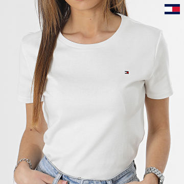Tommy Hilfiger - Camiseta mujer Slim Cody 7882 Blanca
