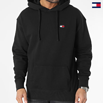 Tommy Jeans - Sweat Capuche Relaxed XS Badge Noir