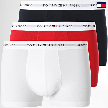 Tommy Hilfiger - Lote de 3 bóxers Premium Essentials 2761 Navy White Red