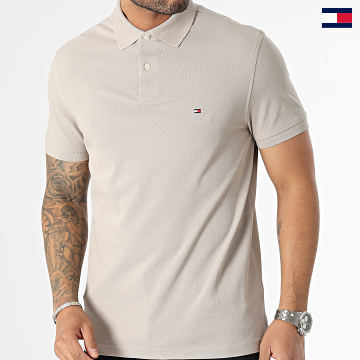 Tommy Hilfiger - Polo Manches Courtes Regular Polo 1985 7770 Taupe