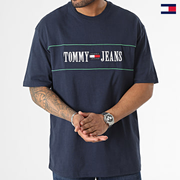 Tommy Jeans - Tee Shirt Skate Archive 6309 Bleu Marine