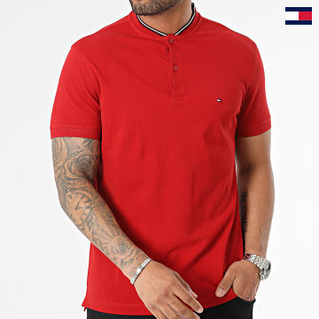 Tommy Hilfiger - Polo Manches Courtes Mao Collar With Rwb 2401 Rouge