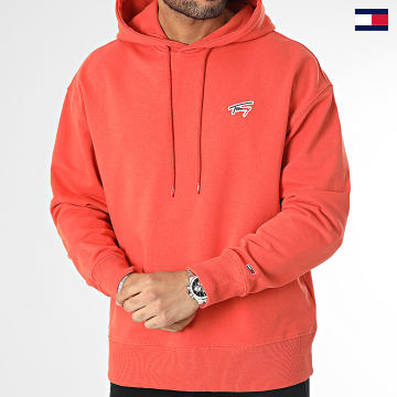 Tommy Jeans - Sweat Capuche Relax Signature 6797 Orange