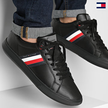Tommy Hilfiger - Sneakers Essential Leather Cupsole 4921 Triple Black