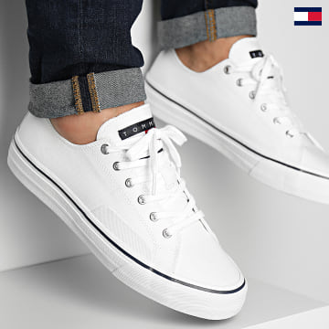 Tommy Jeans - Baskets Skate Canvas 1175 White