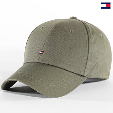 Tommy Hilfiger - Bandiera 1478 Cappello verde kaki