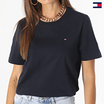 Tommy Hilfiger - Tee Shirt Femme Modern Regular 9848 Bleu Marine