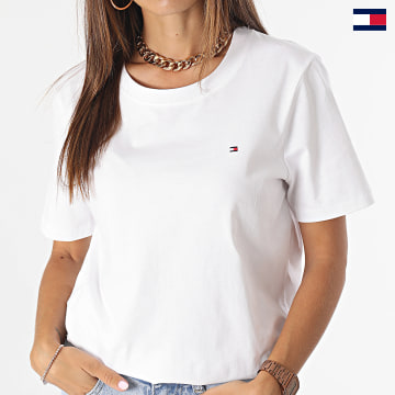 Tommy Hilfiger - Tee Shirt Femme Modern Regular 9848 Blanc