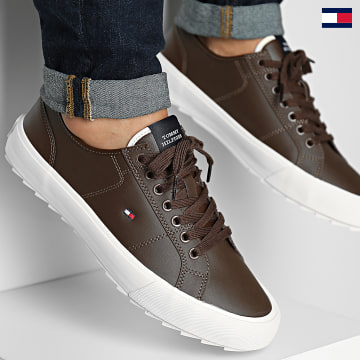 Tommy Hilfiger - Zapatillas Core Vulcan Cleated 4821 Cocoa