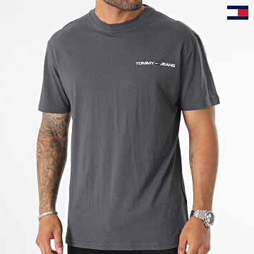 Tommy Jeans - Camiseta Classic Linear 6878 Gris antracita