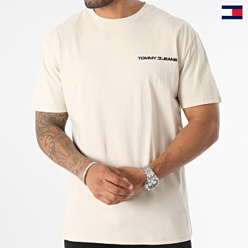 Tommy Jeans - Tee Shirt Classic Linear 6878 Beige