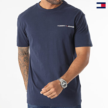 Tommy Jeans - Tee Shirt Classic Linear 6878 Bleu Marine