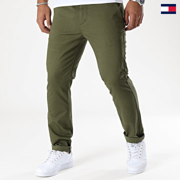Tommy Jeans - Pantalones chinos Austin 6758 verde caqui
