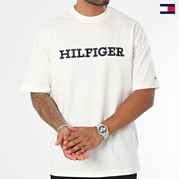 Tommy Hilfiger - Camiseta Monotype Embro Archive 2619 Beige
