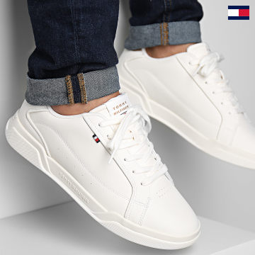 Tommy Hilfiger - Baskets Low Cup Leather 4827 Ancient White