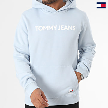 Tommy Jeans - Sweat Capuche Bold Classics 8413 Bleu Clair