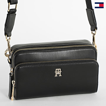Tommy Hilfiger - Bolso Mujer Iconic Tommy Camera 5207 Negro Oro