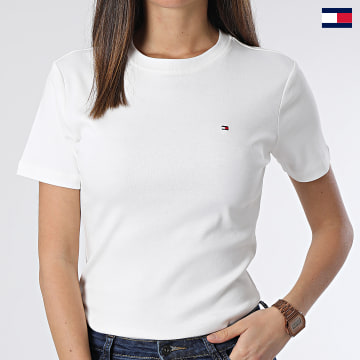 Tommy Hilfiger - Cody 0587 Camiseta cuello redondo mujer Blanco