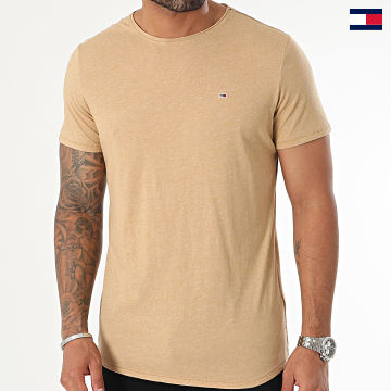 Tommy Jeans - Slim Jaspe Camiseta 9586 Beige Chiné