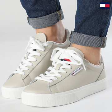Tommy Jeans - Cuspole Sneaker Essential 2508 Bleached Stone Zapatillas Mujer