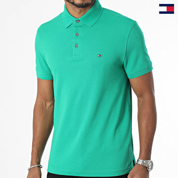 Tommy Hilfiger - Polo manica corta Slim 1985 7771 Verde