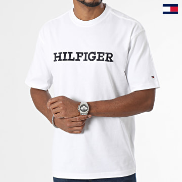 Tommy Hilfiger - Tee Shirt Monotype Embro Archive 2619 Blanc