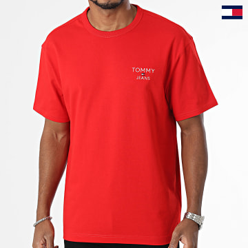 Tommy Jeans - Tee Shirt Regular Corp 8872 Rouge