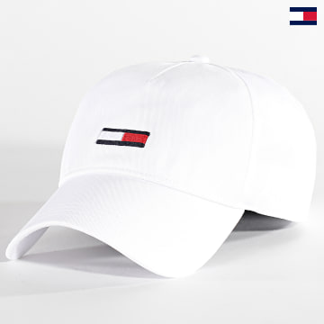 Tommy Jeans - Casquette Elongated Flag Blanc
