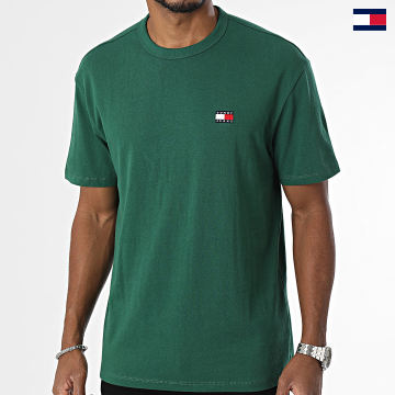 Tommy Jeans - Tee Shirt Badge 7995 Vert Foncé