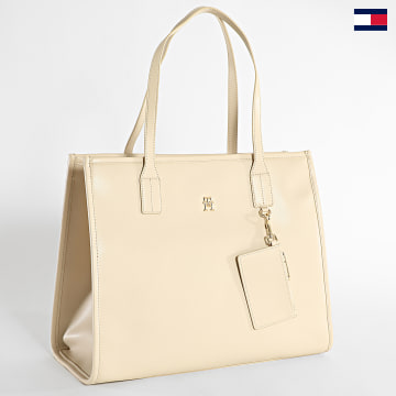 Tommy Hilfiger - Lote Bolsa Tote Y Embrague Mujer City 5690 Beige