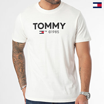 Tommy Jeans - Tee Shirt Slim Essential 8264 Blanc